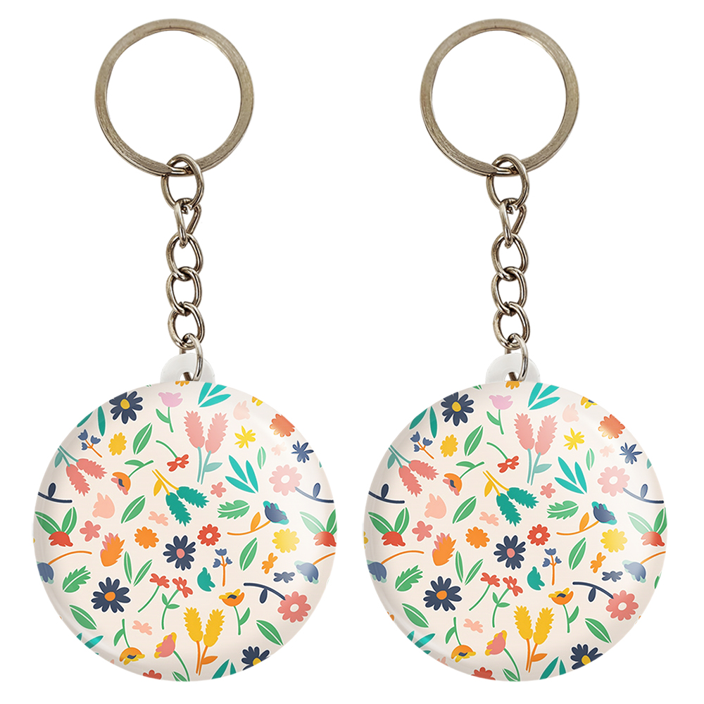 جاکلیدی خندالو مدل گل کد 54445444 مجموعه 2 عددی