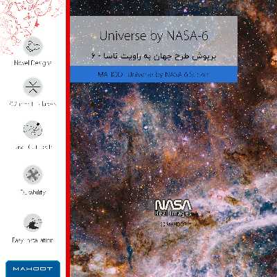 برچسب پوششی ماهوت مدل Universe-by-NASA-6 مناسب برای گوشی موبایل ال جی X screen
