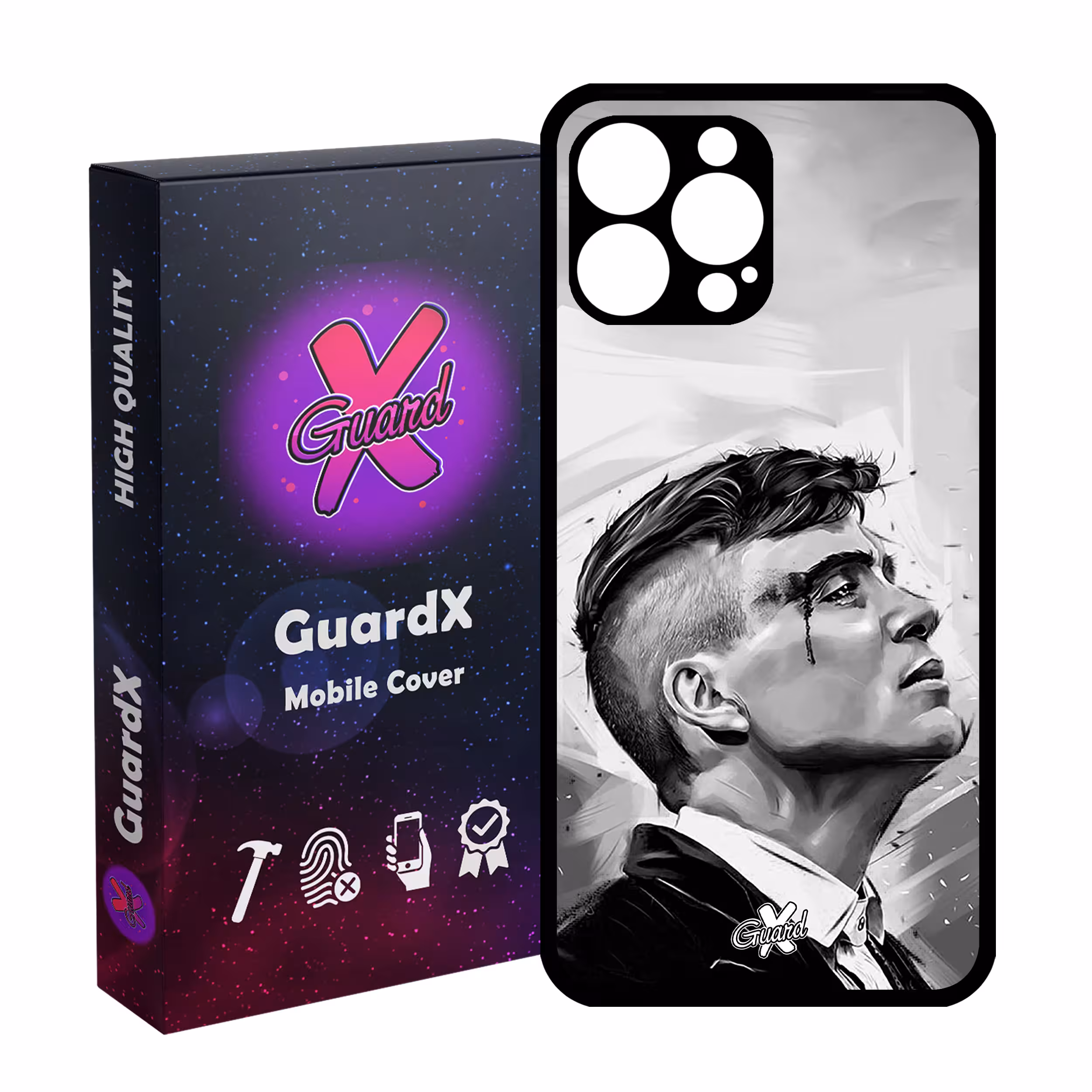 کاور گارد ایکس طرح Peaky Blinders مدل Glass10132 مناسب برای گوشی موبایل اپل iPhone 13 Pro Max