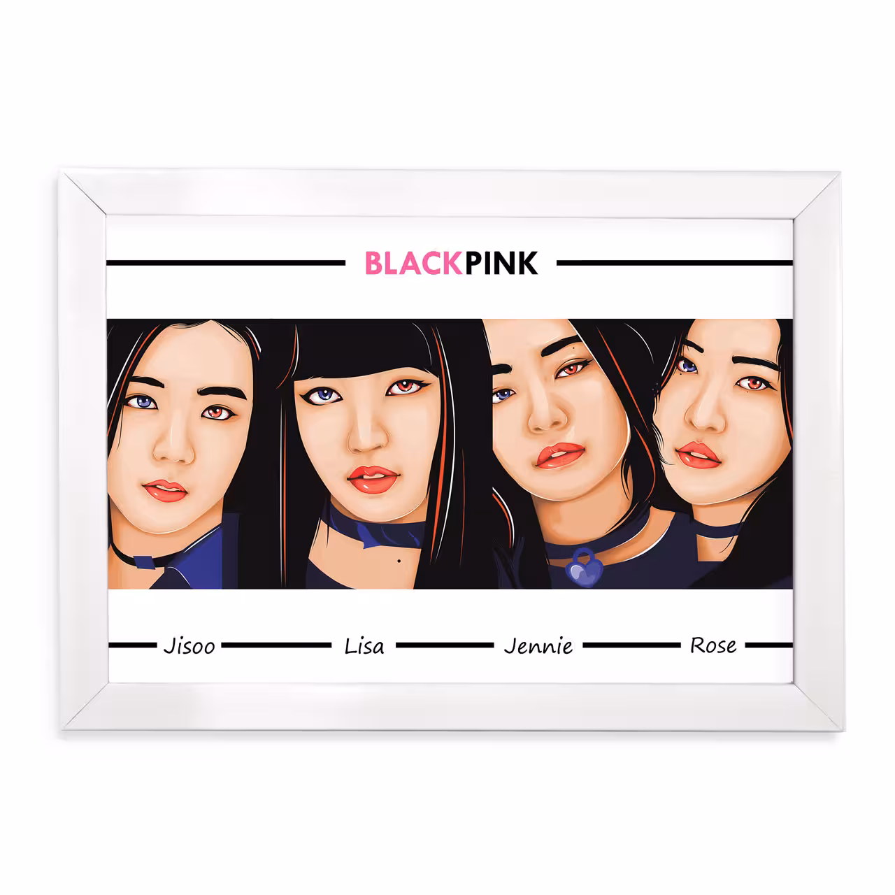 تابلو طرح black pink کد 65880