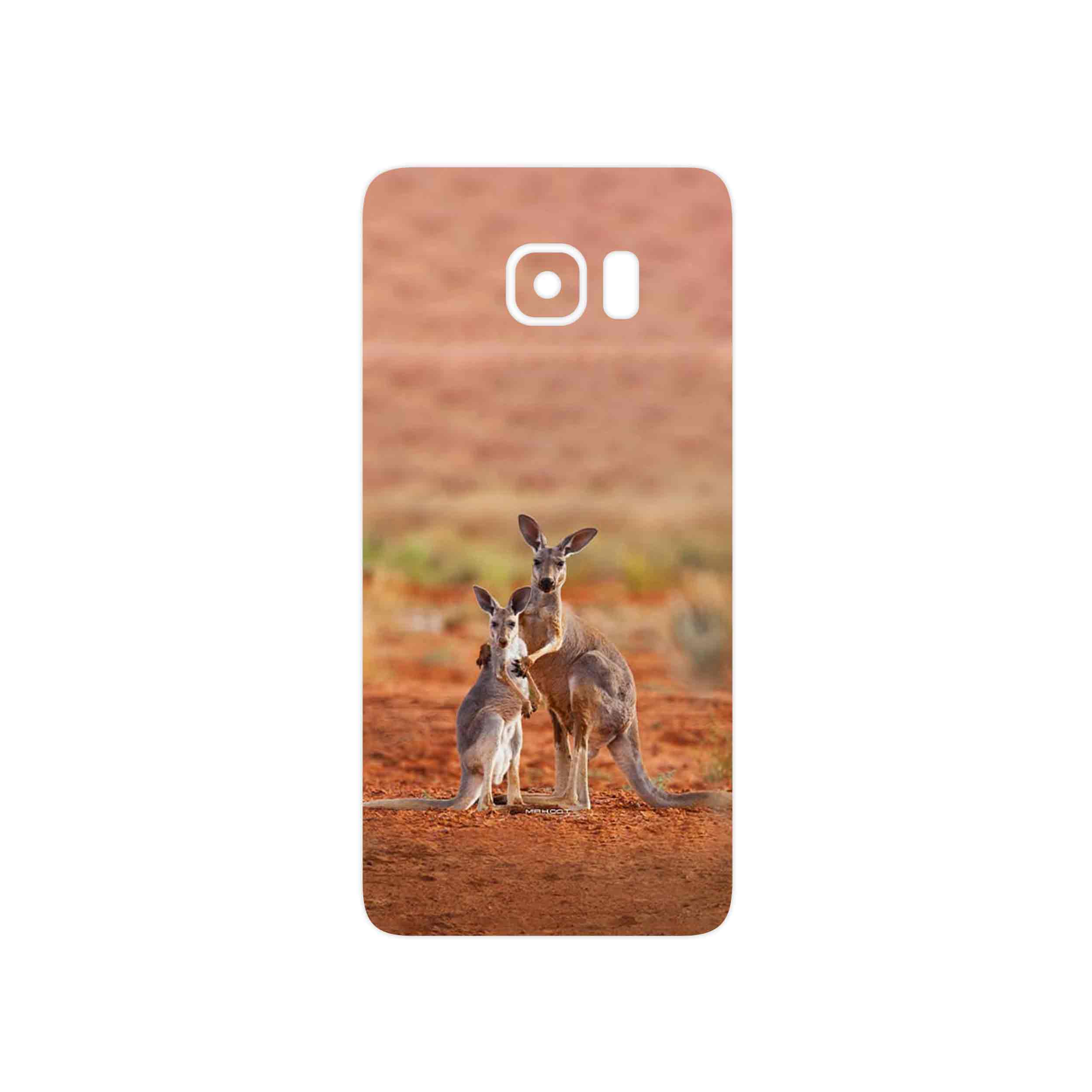 برچسب پوششی ماهوت مدل Kangaroo مناسب برای گوشی موبایل سامسونگ Galaxy S6 Edge