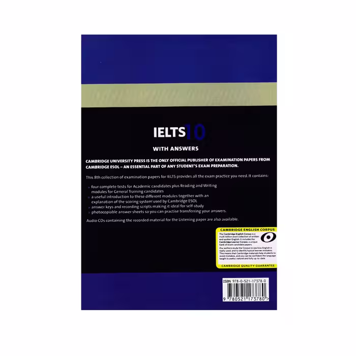کتاب Cambridge English IELTS 10 اثر جمعی از نویسندگان انتشارات الوندپویان
