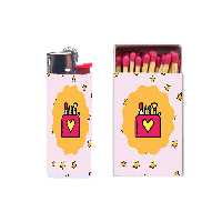 فندک و کبریت مدل قلب کد 342