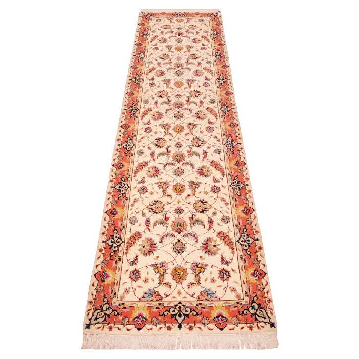 فرش دستباف کناره طول دو و نیم متری سی پرشیا کد 181029