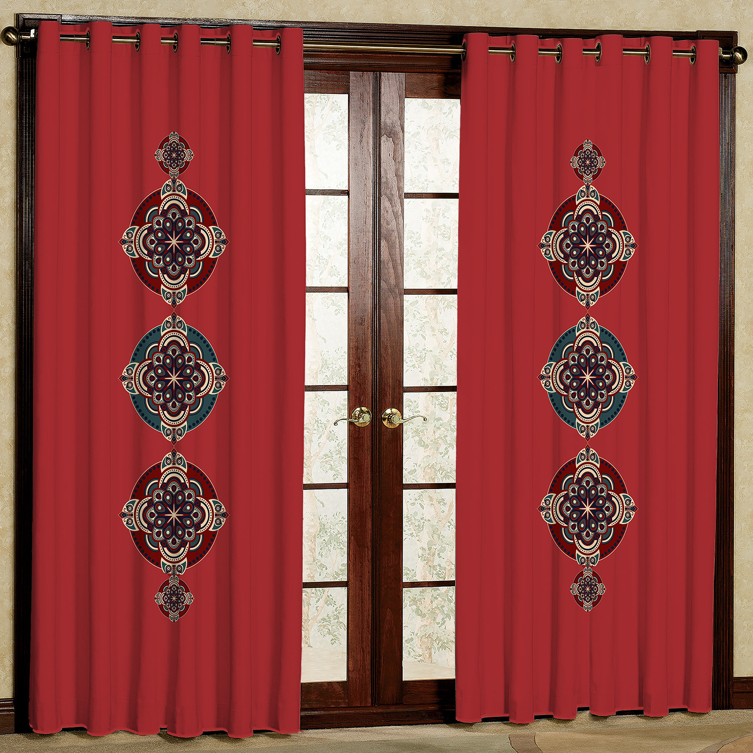 پرده مدل مخمل پانچی کد 1802 سایز 200x140 سانتی متر