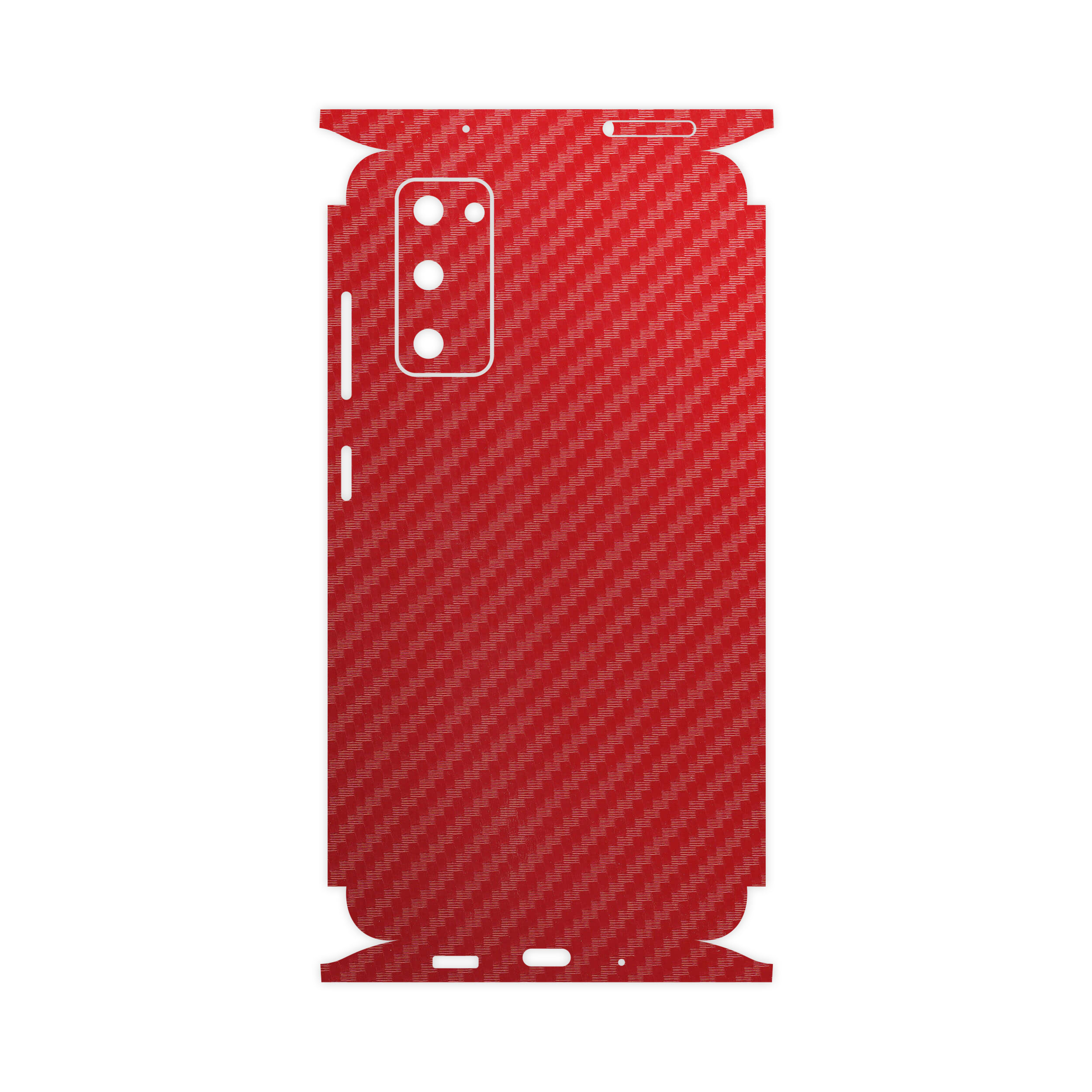 برچسب پوششی ماهوت مدل Red-Fiber-FullSkin مناسب برای گوشی موبایل سامسونگ Galaxy S20 FE