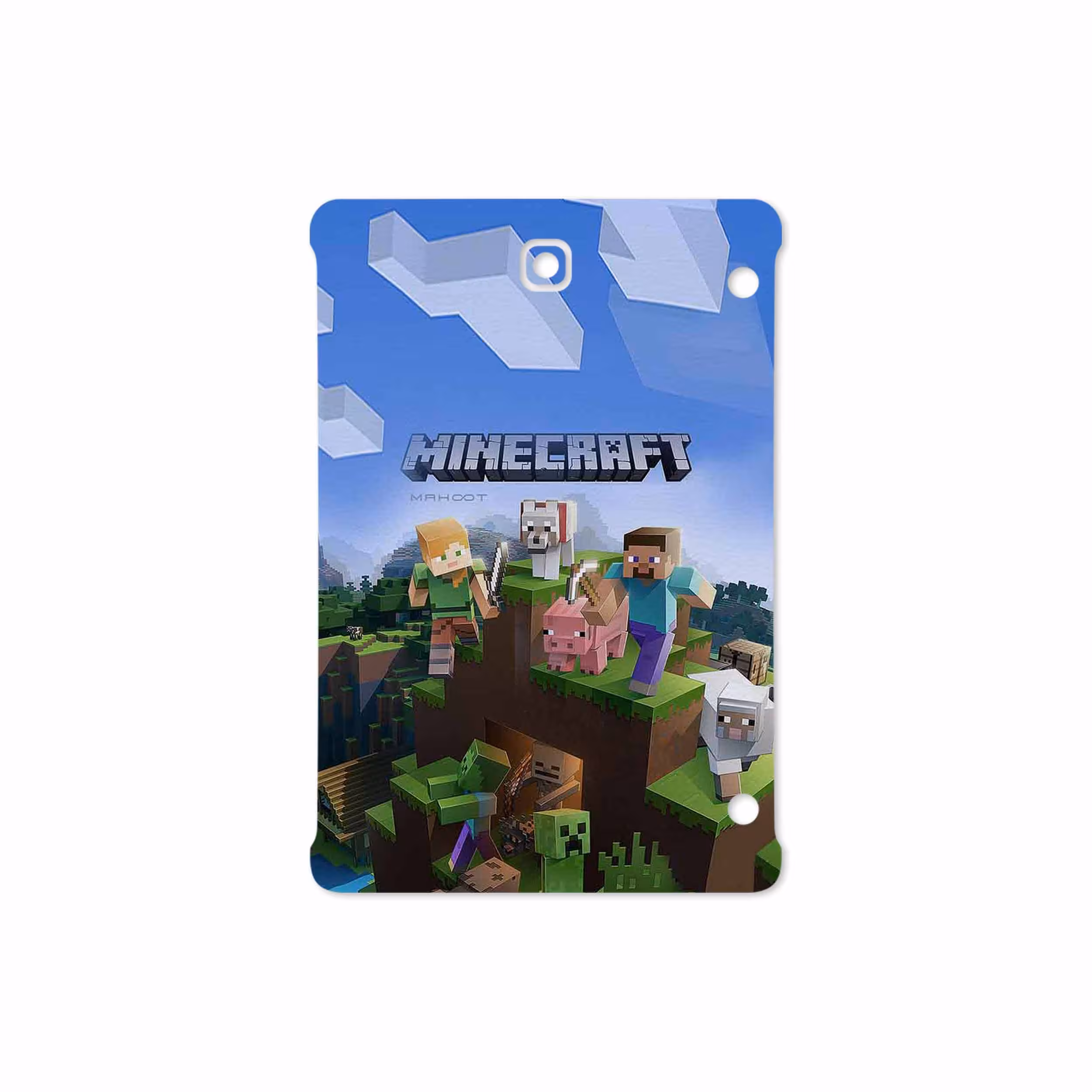 برچسب پوششی ماهوت مدل Minecraft-Game مناسب برای تبلت سامسونگ Galaxy Tab S2 8.0 2015 T710