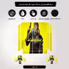 برچسب پلی استیشن ۴ مدل ps4 fat طرح cyberpunk کد PS-1013
