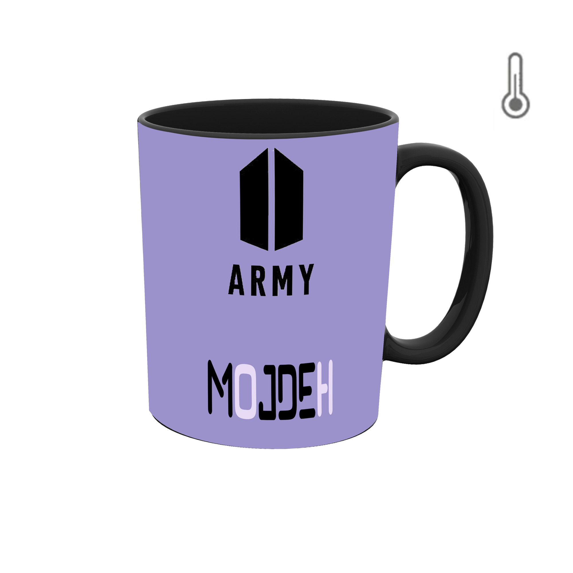 ماگ حرارتی طرح اسم مژده