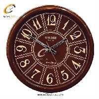 ساعت دیواری اورجینال ولدر PVC قهوه ای| کد رفرنس 540