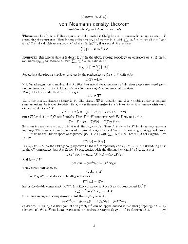 خرید و دانلود نسخه کامل کتاب von Neumann density theorem
