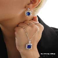 نیم ست طرح جواهر (کیفیت عالی) کد STH22109