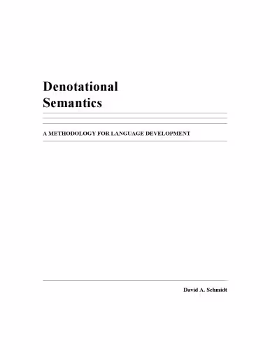 خرید و دانلود نسخه کامل کتاب Denotational Semantics: A Methodology for Language Development