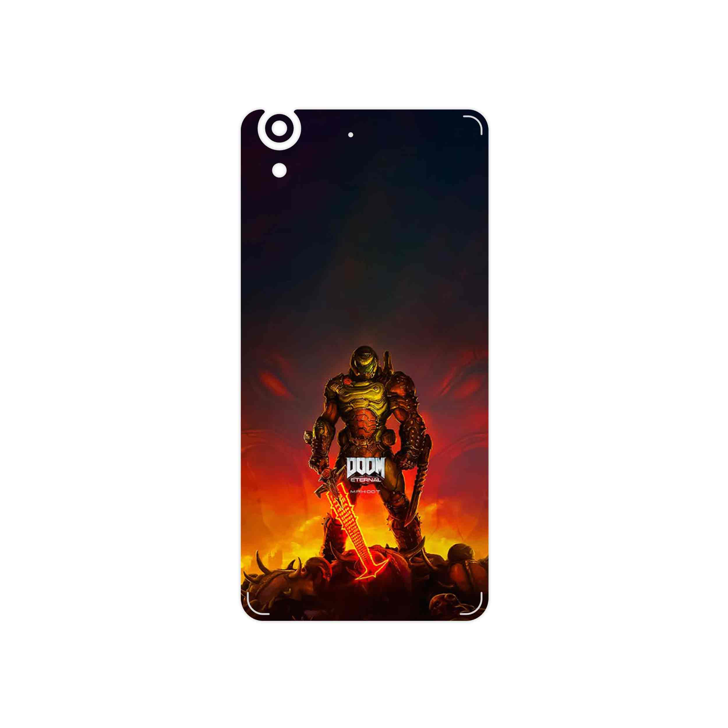 برچسب پوششی ماهوت مدل DOOM Game Series مناسب برای گوشی موبایل هوآوی Y6 II