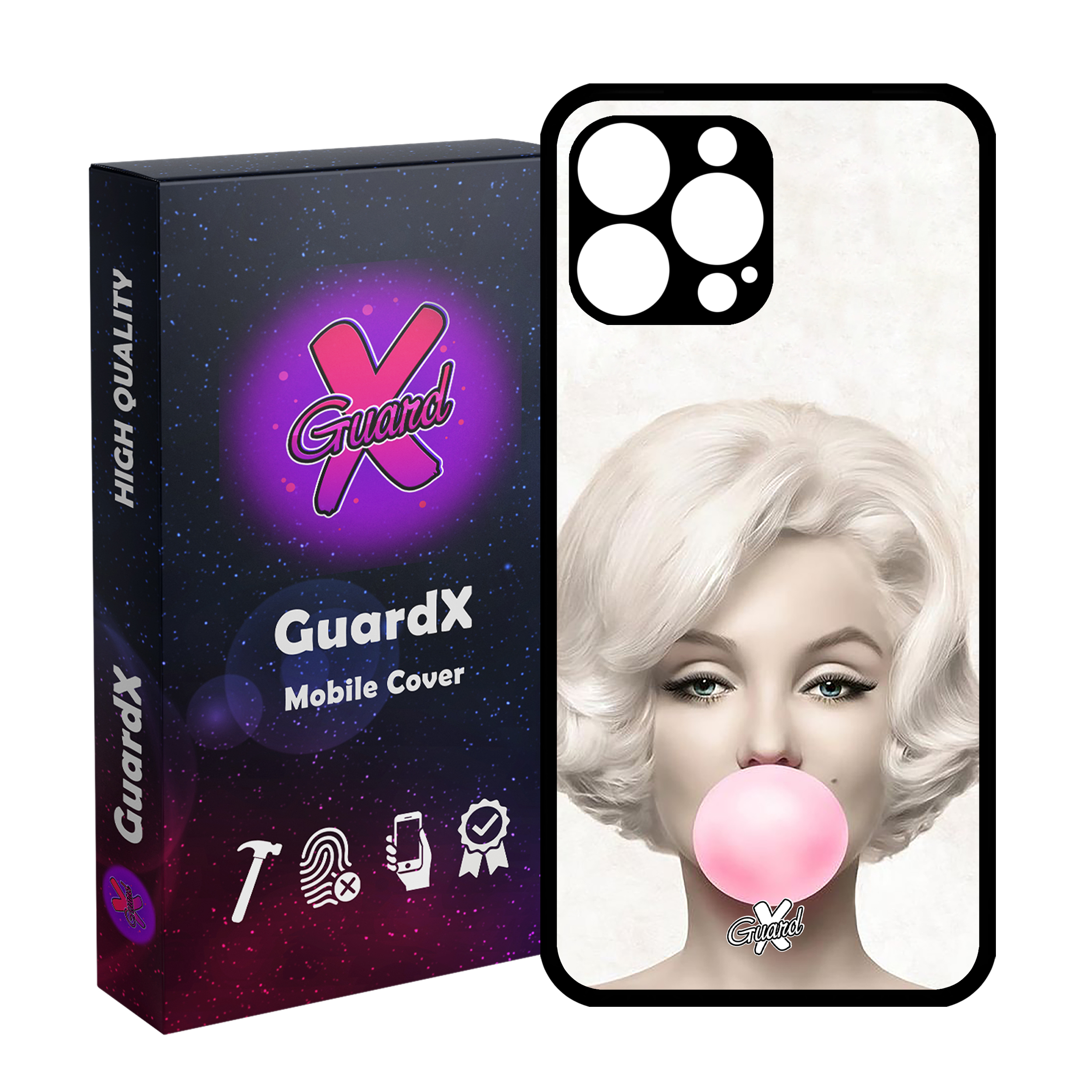 کاور گارد ایکس طرح Marilyn Monroe مدل Glass10257 مناسب برای گوشی موبایل اپل iPhone 13 Pro Max