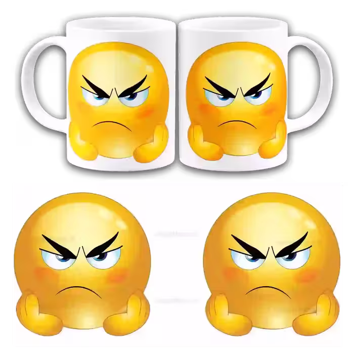 ماگ ایموجی ناراحت مدل  M4