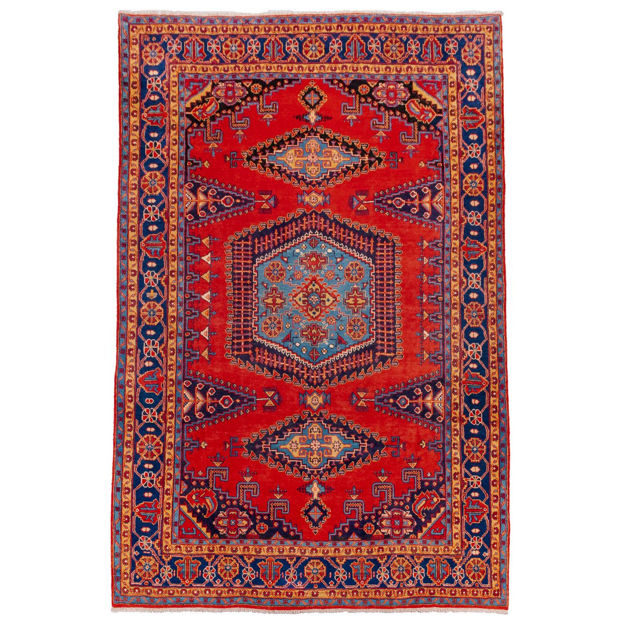 فرش قدیمی دستباف نه متری سی پرشیا کد 705065