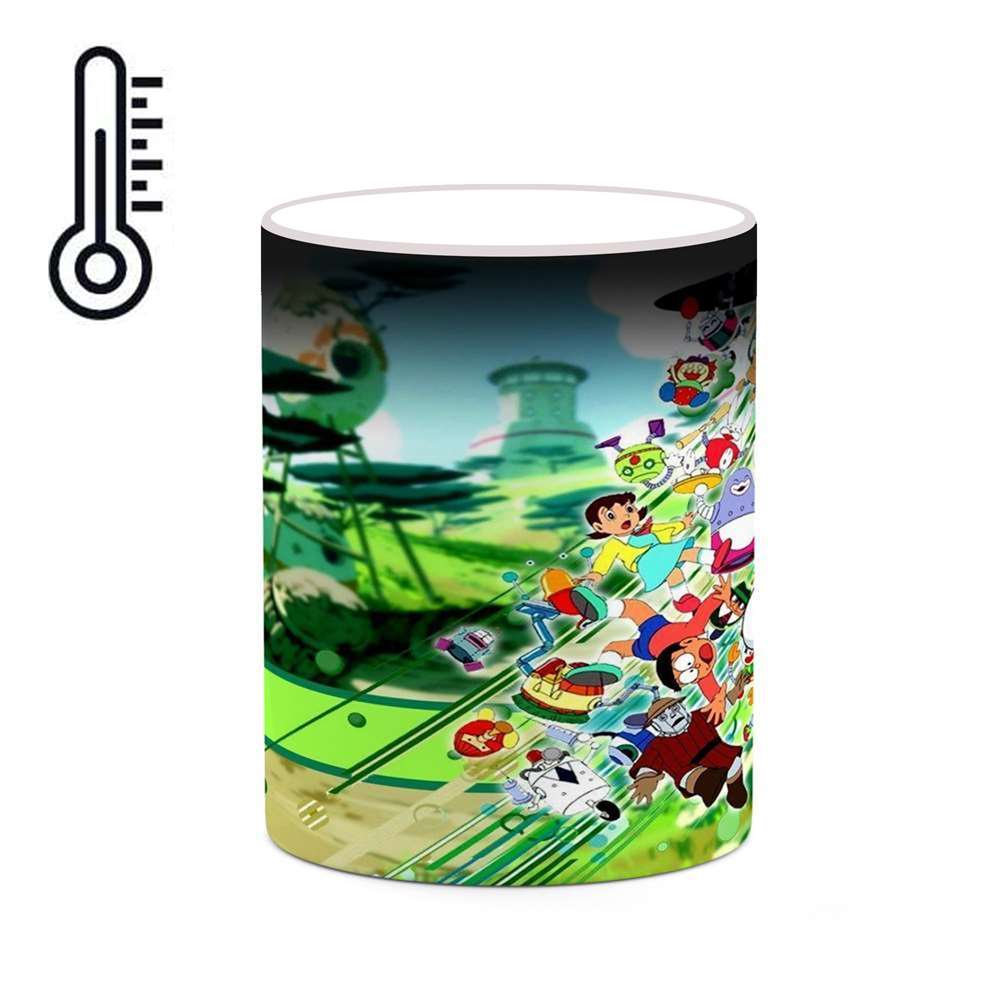 ماگ حرارتی کاکتی طرح کارتون Doraemon مدل mgh22510