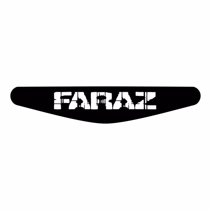 برچسب لایت بار دسته پلی استیشن 4 ونسونی طرح Faraz
