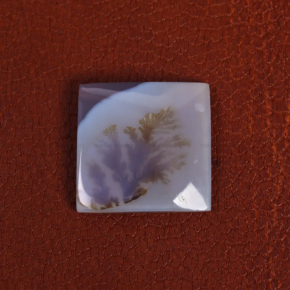 نگین عقیق شجر کد 21368 - جواهری مشاهیر