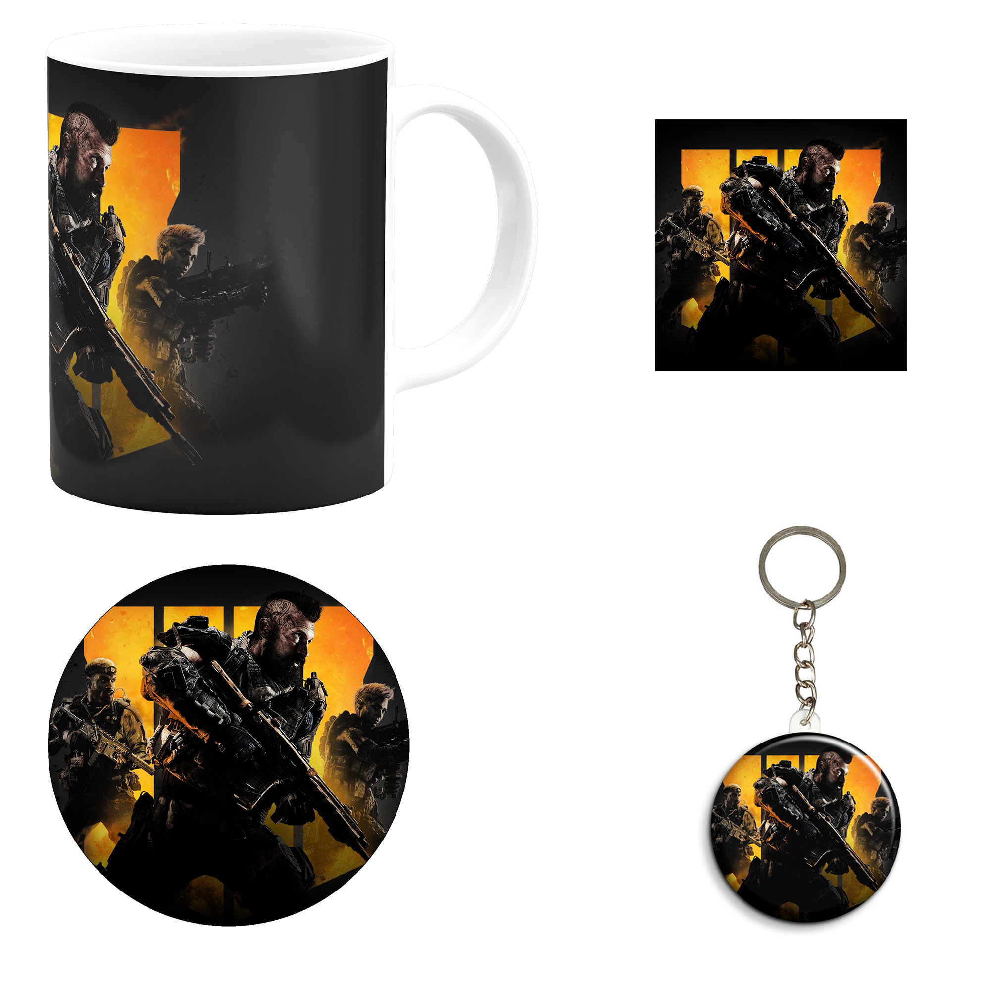 ست هدیه ماگ مدل بازی کال اف دیوتی طرح call of duty کد M6