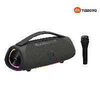 خرید اسپیکر قابل حمل تازاتا BOOMBLAST MAXC Gray | صدای 180 وات واقعی، پاوربانک، ضدآب