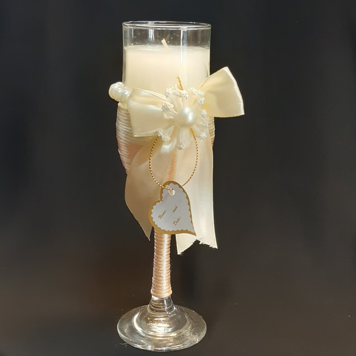 شمع‌جامی تزیین شده