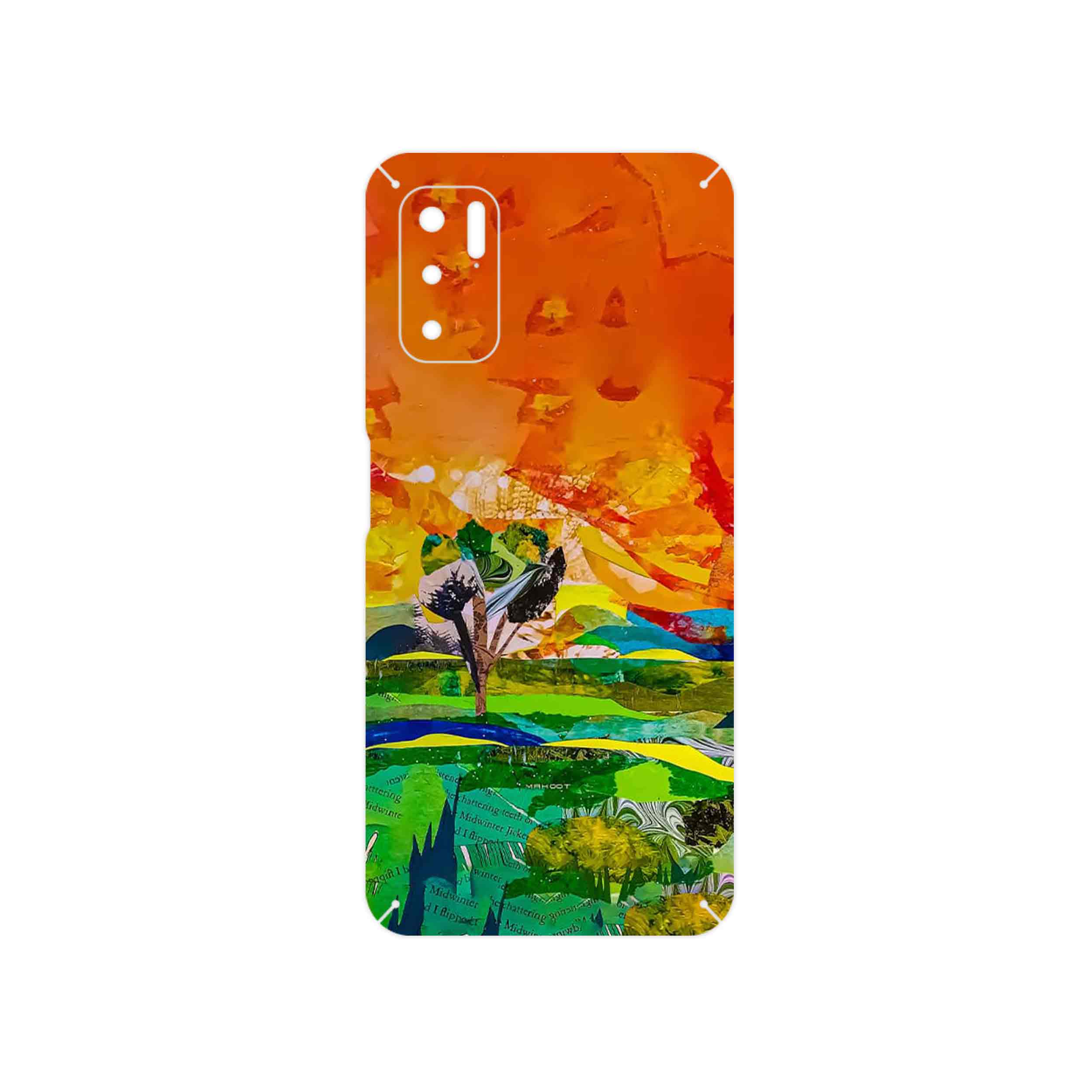 برچسب پوششی ماهوت مدل Collage of Painting مناسب برای گوشی موبایل شیائومی Redmi Note 10 5G