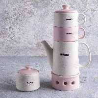 پک پیزا سرامیکی (قوری سرامیکی -فنجان سرامیکی-قندان سرامیکی-وارمر)