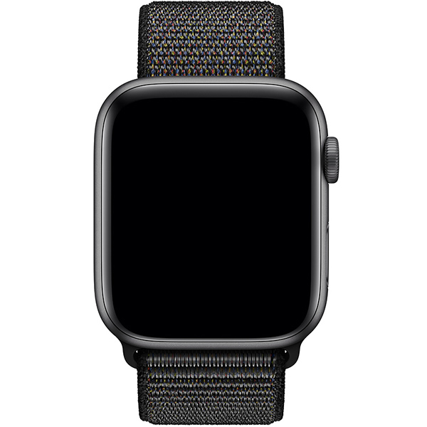 بند اپل واچ 4 لوپ اسپرت 40 میلیمتری زنانه مدل 40mm Black Sport Loop - Hiapple.ir