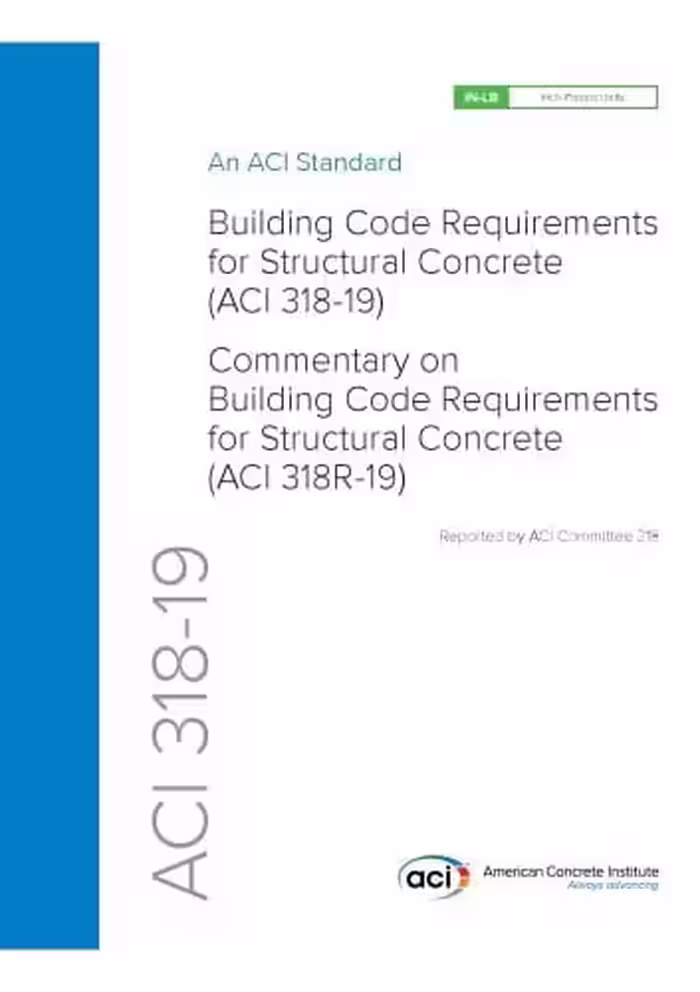 󾕇 دانلود کتاب Building Code Requirements And Commentary For Structural Concrete (Aci 318-19), 19th ed, 2019 - دانلود کتاب های دانشگاهی