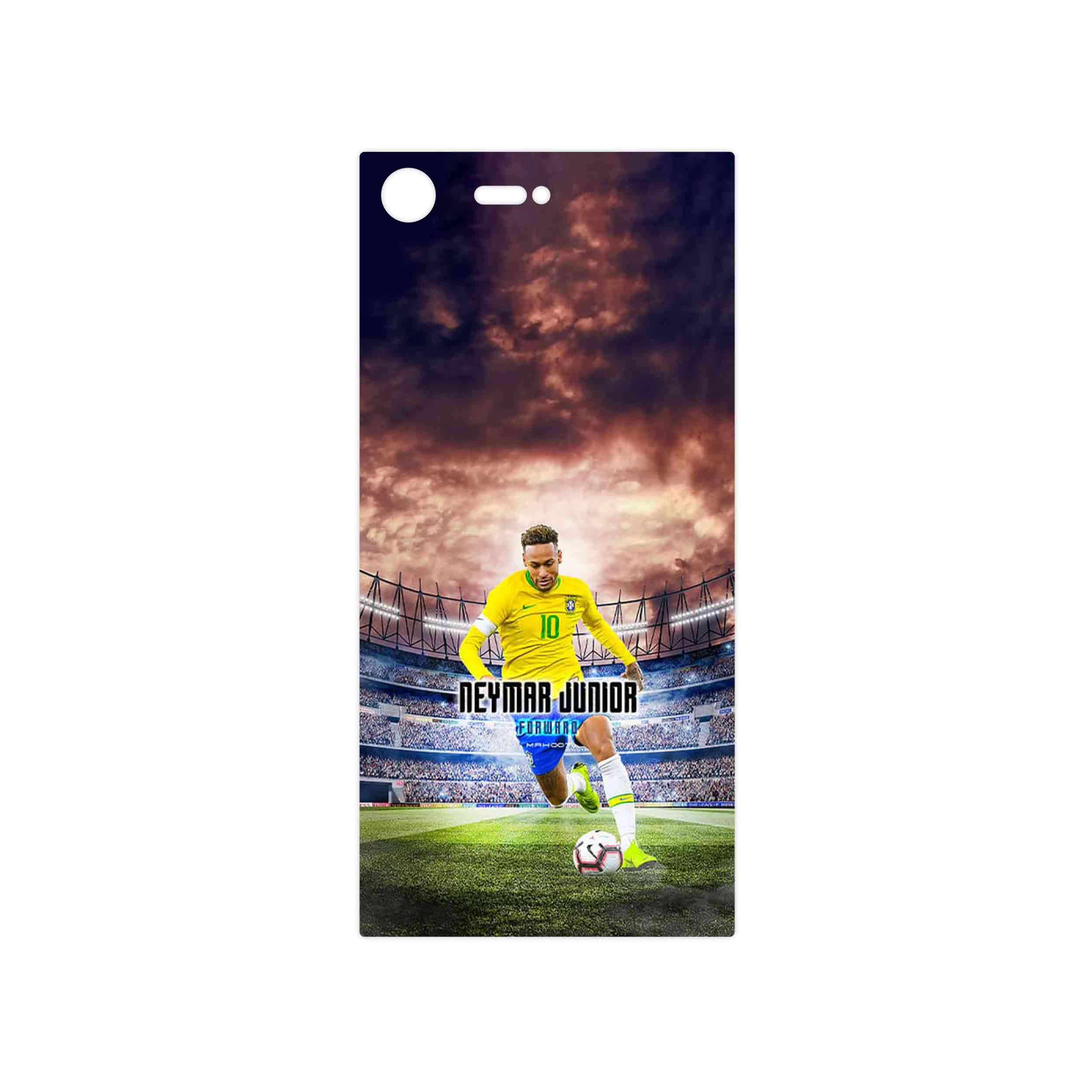 برچسب پوششی ماهوت مدل Neymar مناسب برای گوشی موبایل سونی Xperia XZ Premium