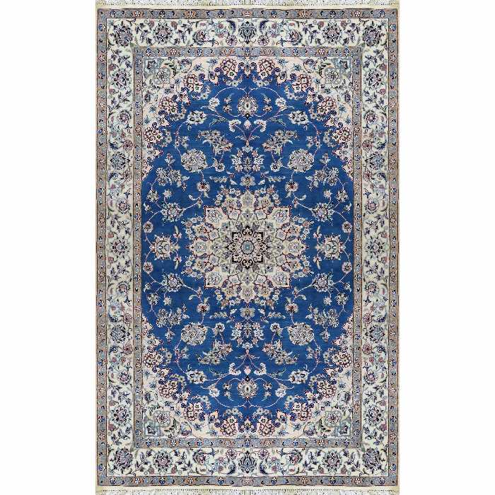 فرش دستبافت چهار متری مدل نایین کد 186