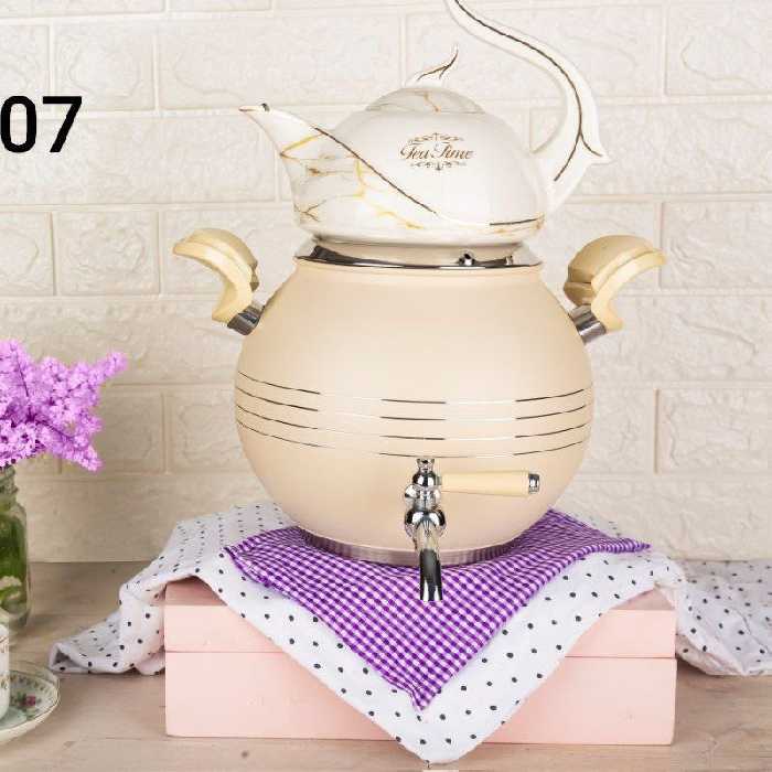 کتری قوری رنگی ضمانتی رنگ ثابت