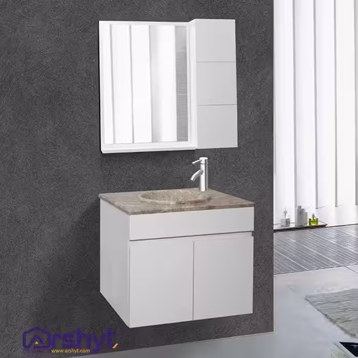 روشویی کابینتی درسا سفید 40*70 | کابینت سرویس بهداشتی - لوازم خانه و آشپزخانه آرشیت