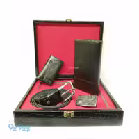 باکس کادوی 3 تکه چرم طبیعی برند رایا