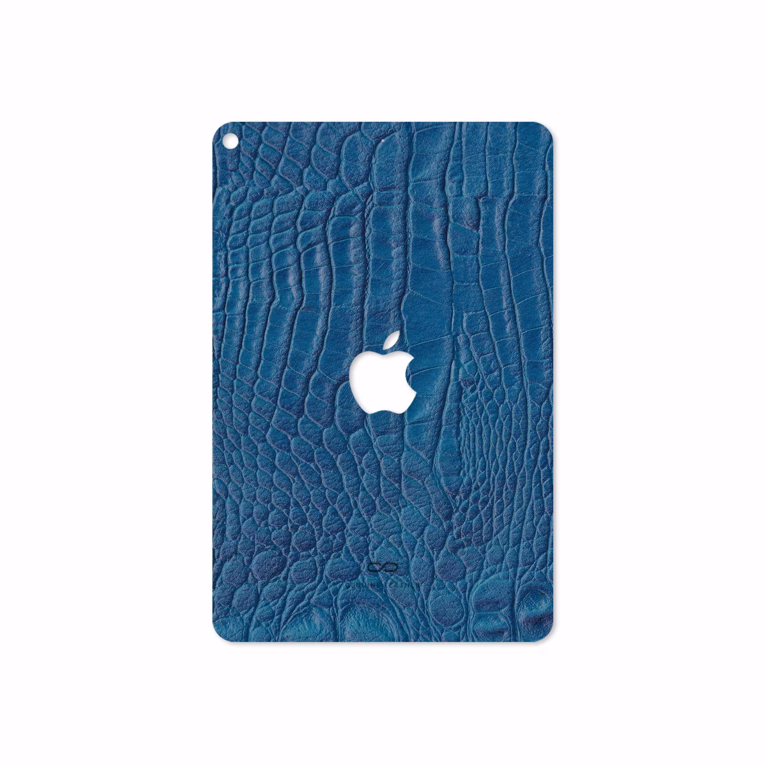 برچسب پوششی ماهوت مدل Blue-Crocodile-Leather مناسب برای تبلت اپل iPad mini (GEN 5) 2019 A2125