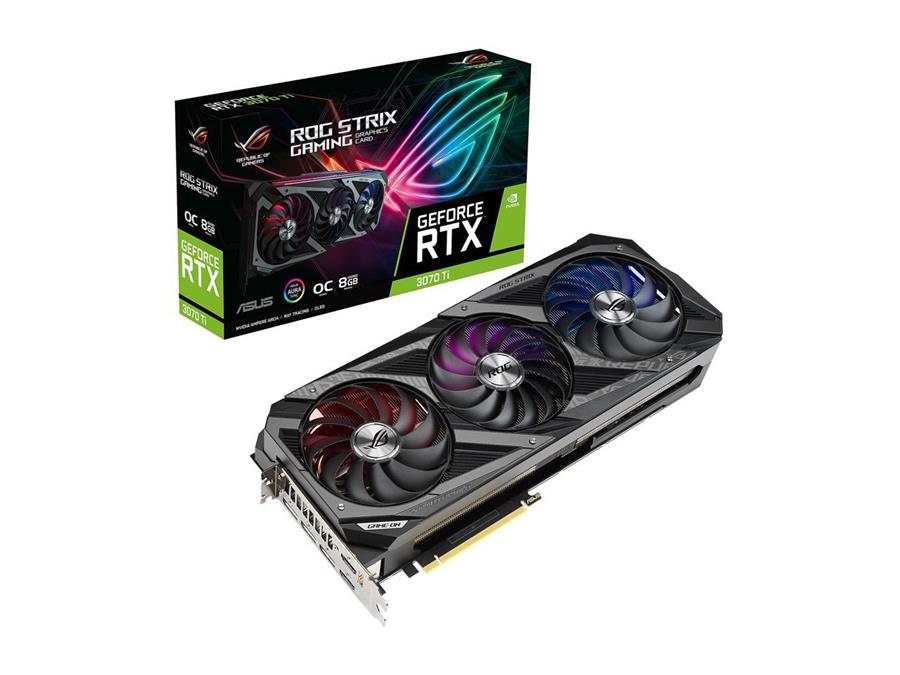 کارت گرافیک  ایسوس مدل ROG-STRIX-RTX3070TI-O8G-GAMING با حافظه 8 گیگابایت