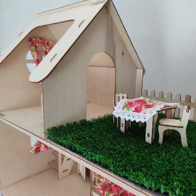 اسباب بازی خانه عروسکی مدل موگن فو