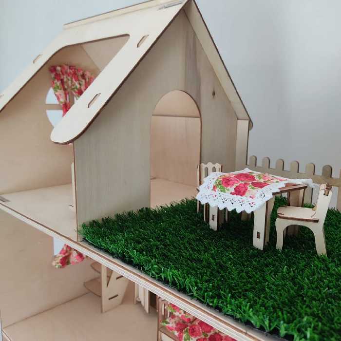 اسباب بازی خانه عروسکی مدل موگن فو