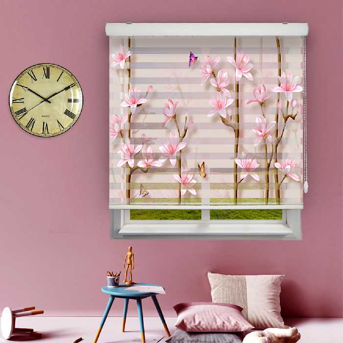  پرده زبرا مدل TD-109 سایز 160x180 سانتی متر