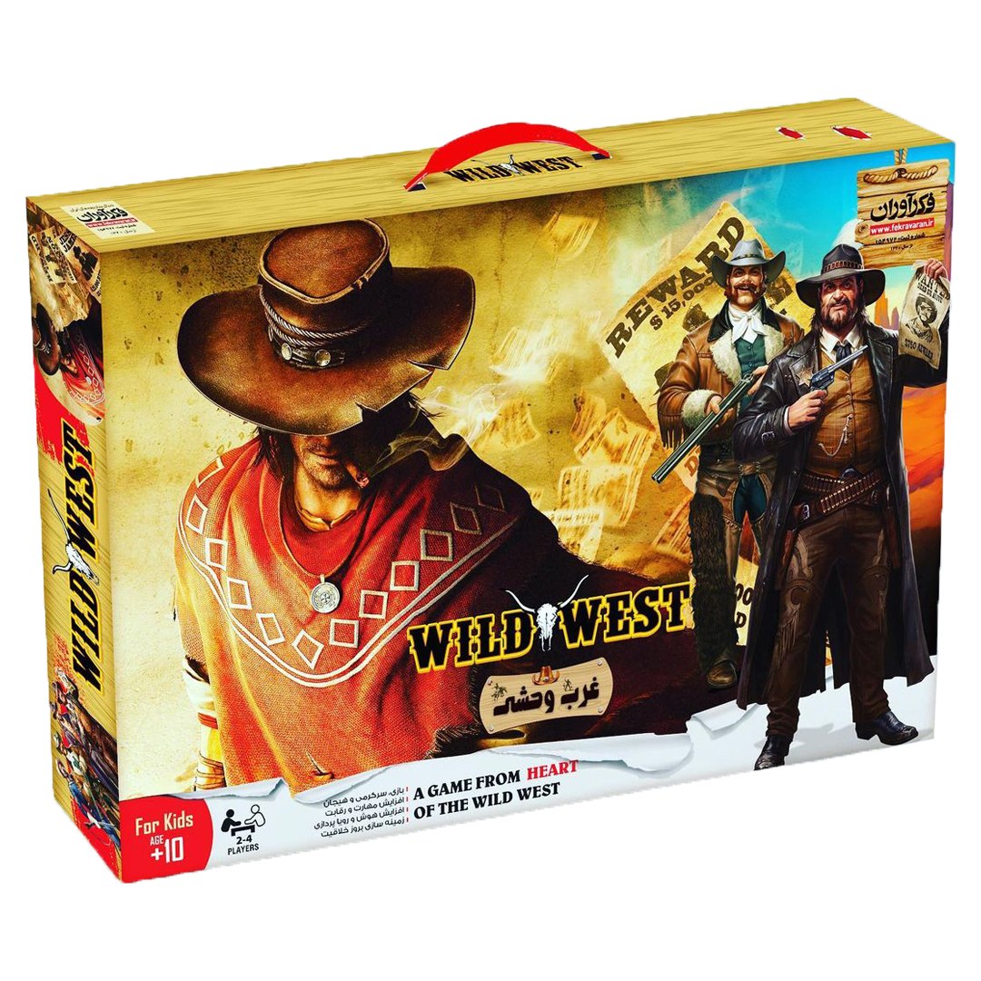 بازی فکری بردگیم هیجانی غرب وحشی برند فکرآوران ورژن حرفه ای نسخه اصلی