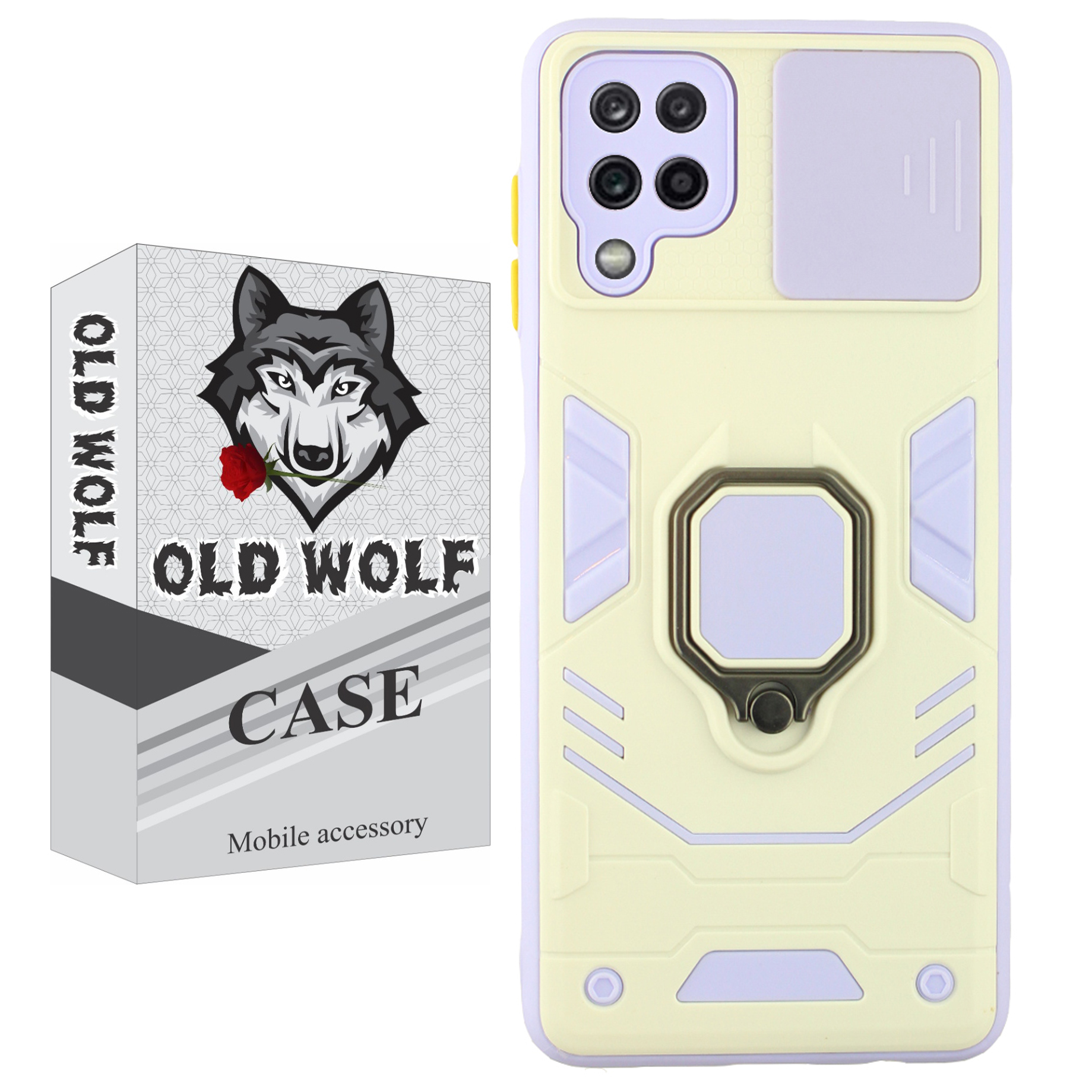 کاور اولد ولف مدل BTK-A12 مناسب برای گوشی موبایل سامسونگ Galaxy A12 