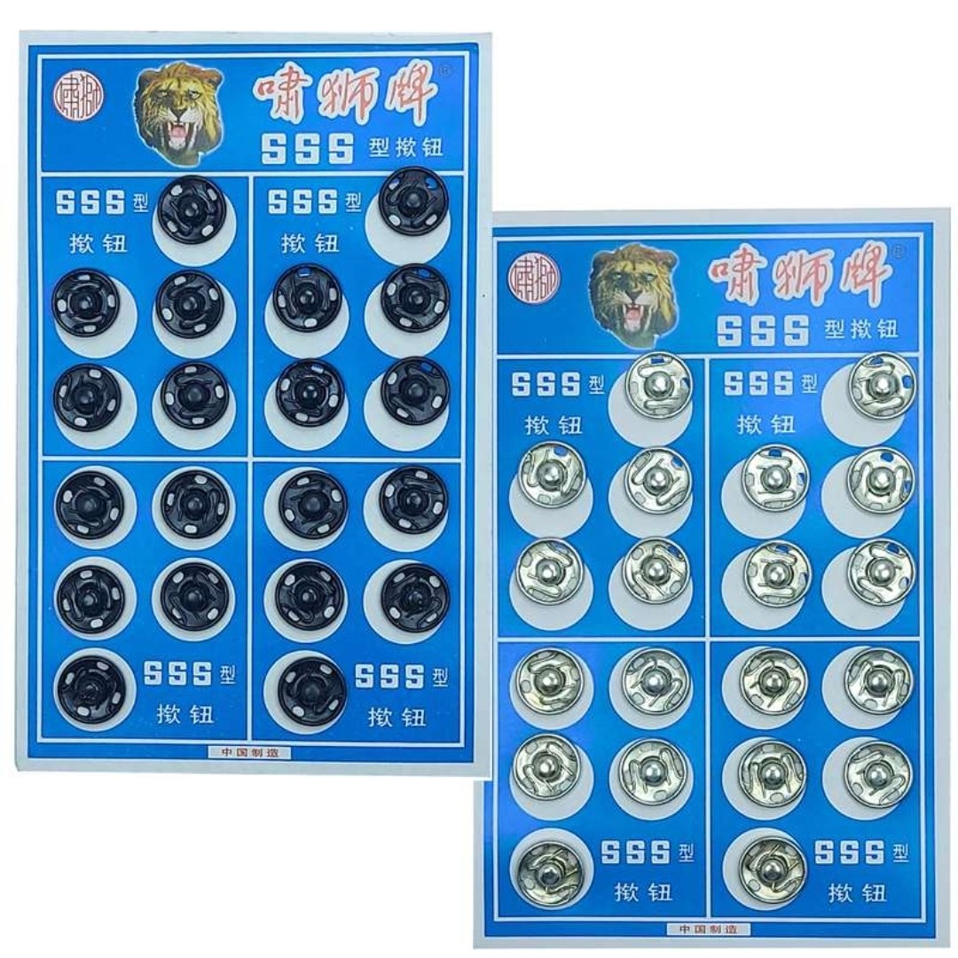 دکمه قابلمه ای بسته 2 عددی سایز 1.5 سانتی متر