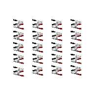 گیره مدل  B.K206 بسته 40 عددی