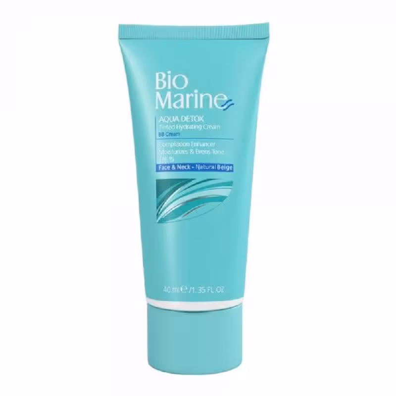 کرم رطوبت رسان رنگی بایو مارین بژ طبیعی حجم 40mL