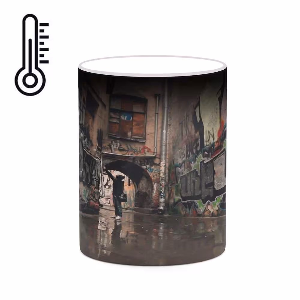 ماگ حرارتی کاکتی طرح Grafiti مدل mgh20441