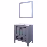 روشویی کابینتی پاروس - آینه و روشویی تجسم