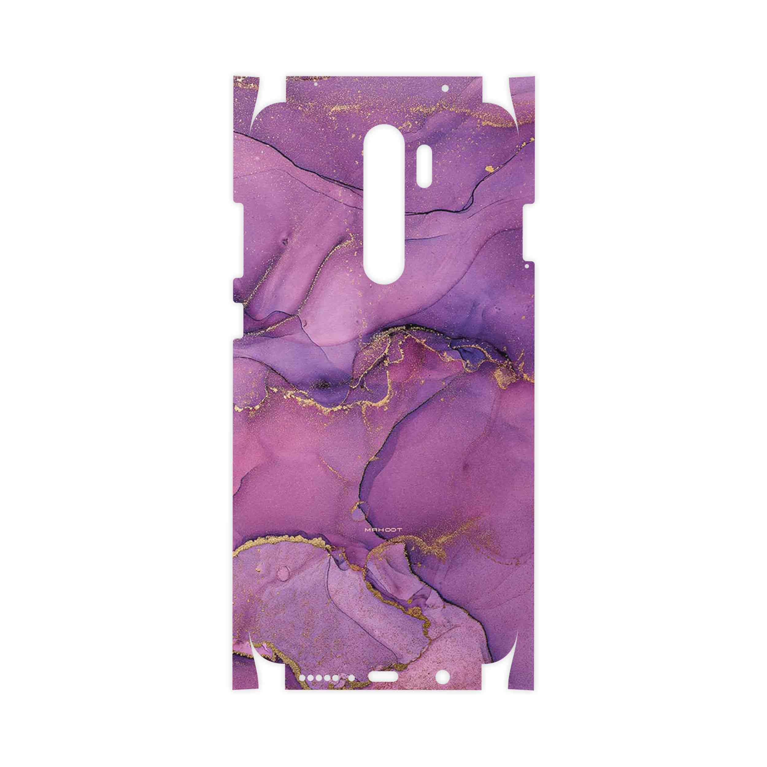 برچسب پوششی ماهوت مدل Purple Marble-FullSkin مناسب برای گوشی موبایل شیائومی Redmi Note 8 Pro