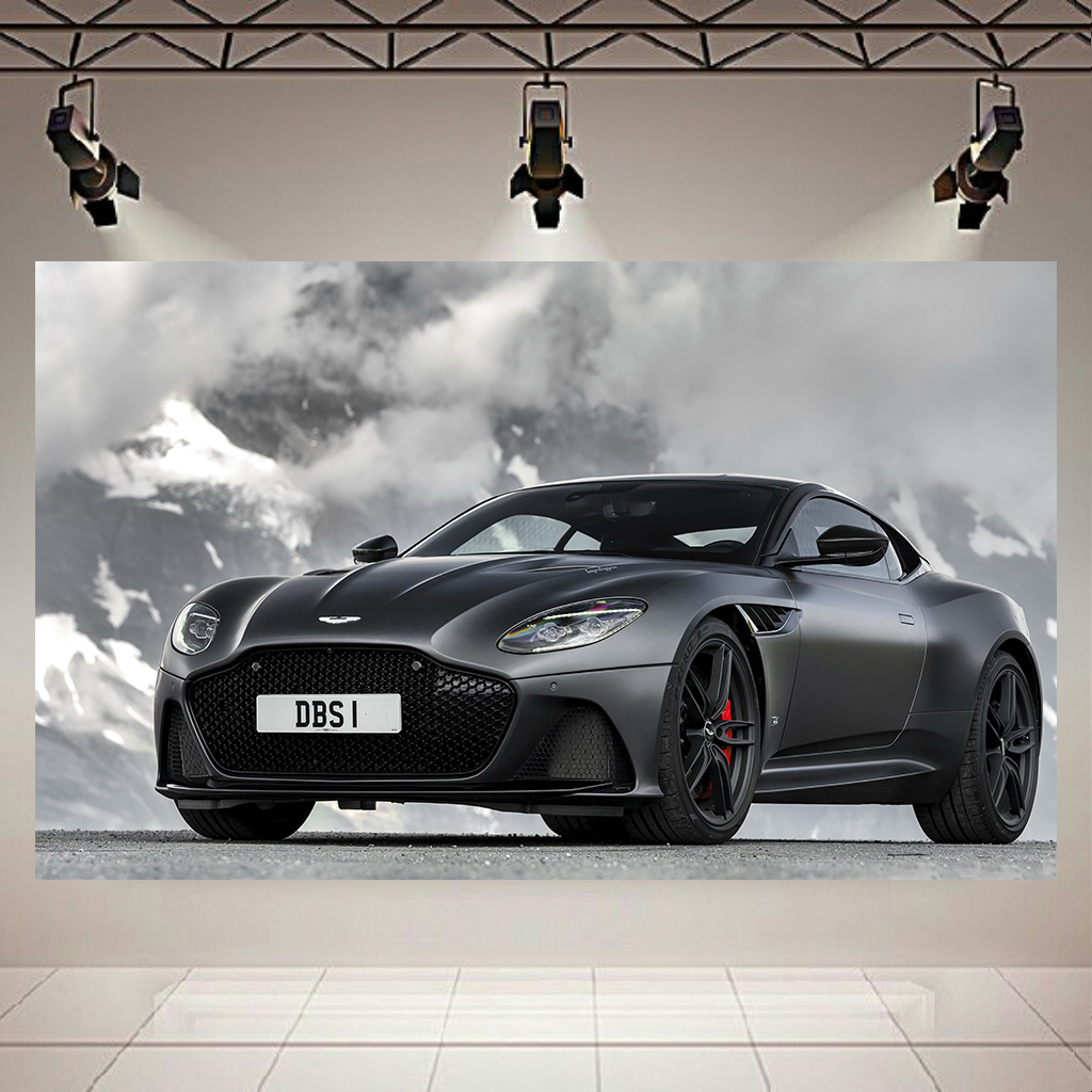 تابلو بوم طرح ماشین مدل Aston Martin DBS کد AR1510